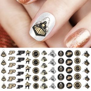 💌BO/GO$6 Purdue Boilermakers College Sports Team Nail Decals